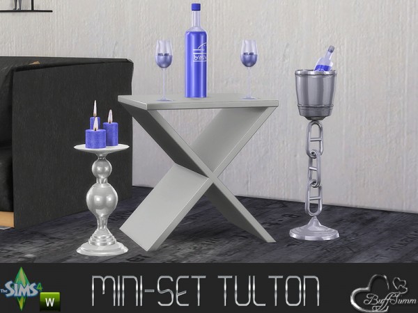  The Sims Resource: MiniSet Tulton by BuffSumm