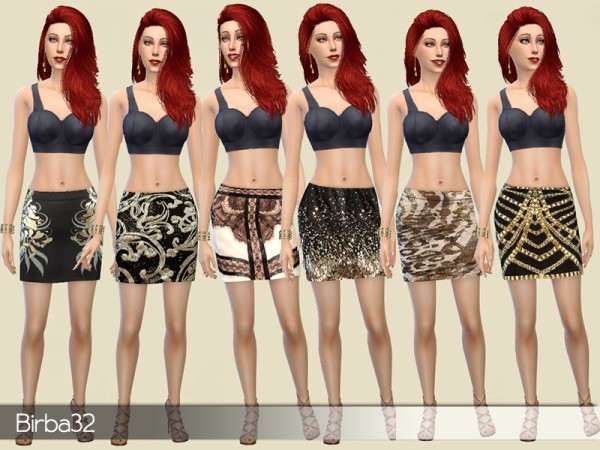  The Sims Resource: Triumph mini skirts by Birba