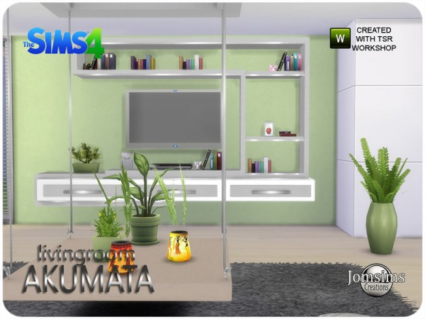  The Sims Resource: Akumata living room by Jomsims