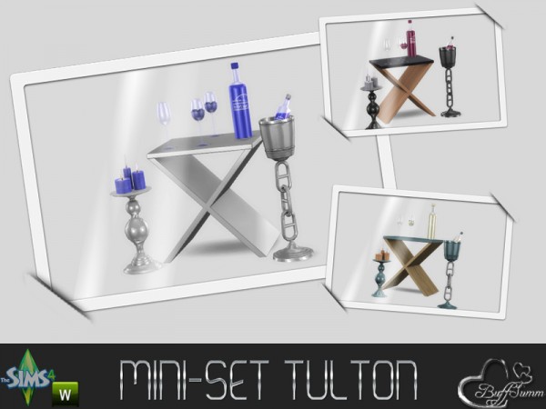  The Sims Resource: MiniSet Tulton by BuffSumm