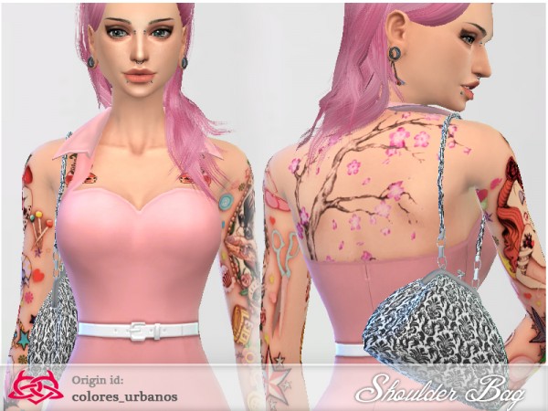  The Sims Resource: Shoulder Bag 02 by Colores Urbanos