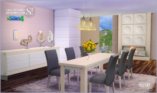  SIMcredible Designs: Velvet diningroom
