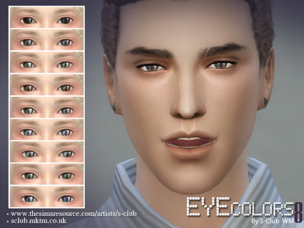  The Sims Resource: Eyecolor 08 by S Club
