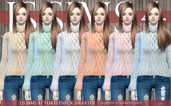  JS Sims 4: Turtleneck Sweater