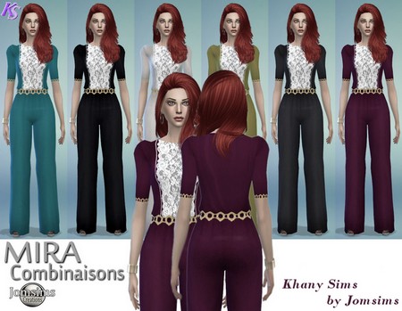 Khany Sims: MIRA combinaisons by Jomsims
