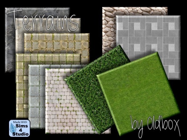  All4Sims: Terrains, walls and floors by  Oldbox