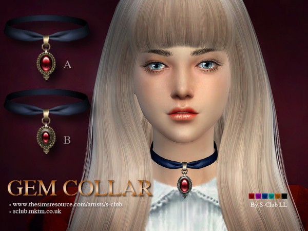 The Sims Resource: Necklace Colar N01 • Sims 4 Downloads