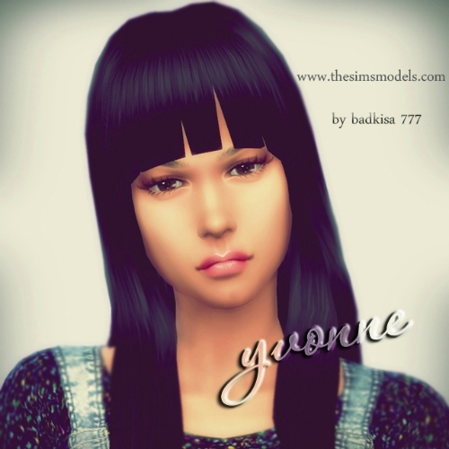  The Sims Models: Yvonne sims by badkisa777