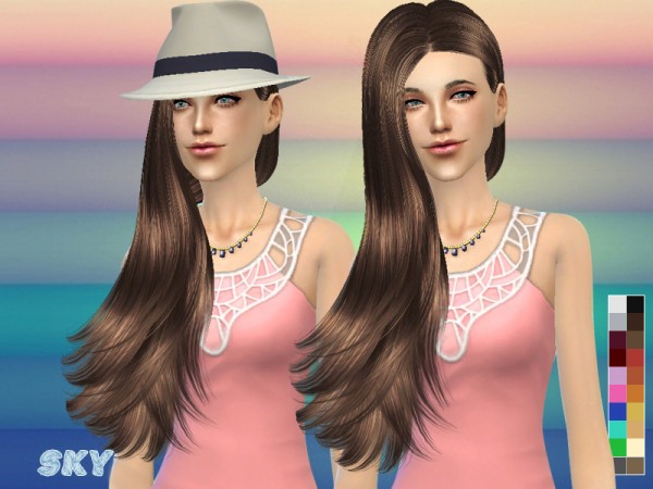  The Sims Resource: skysims hair 259