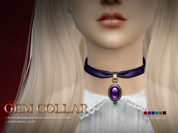  The Sims Resource: Necklace Colar N01