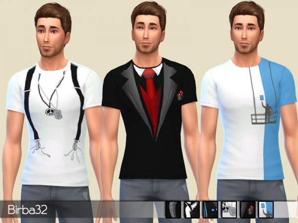  The Sims Resource: Creative T Shirts by Birba32