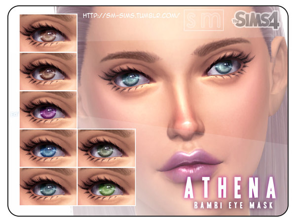  The Sims Resource: Athena    Bambi Eye Mask  by Screaming Mustard