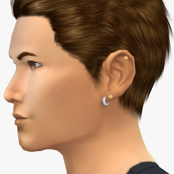 minimalist earrings sims 4