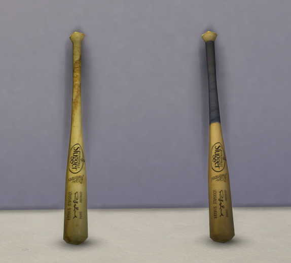 Mod The Sims: Genuine Louisville Slugger Sculpture   Vintage Baseball Bat by Ironleo78