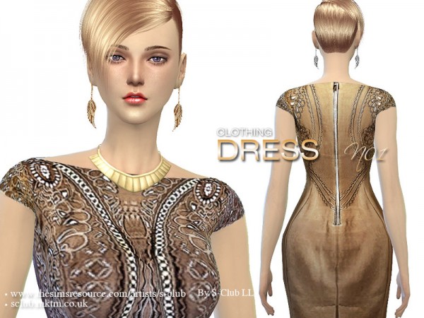  The Sims Resource: Dress 01 by S Club