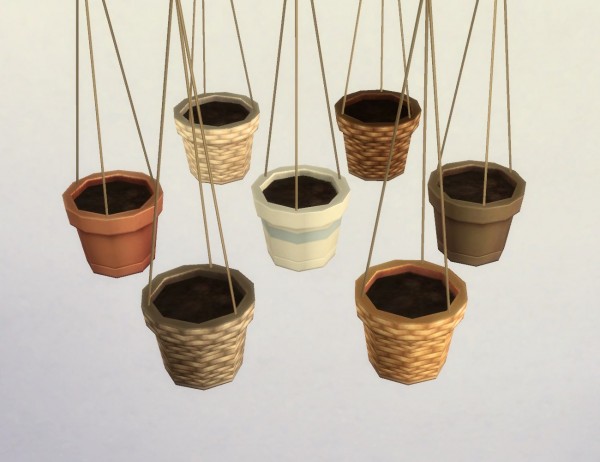  Mod The Sims: Modular Hanging Plants by plasticbox