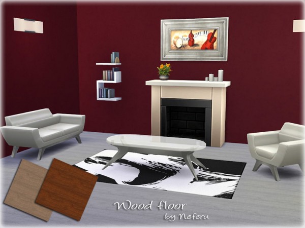  The Sims Resource: Wood floor by Neferu