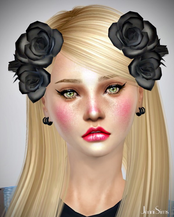 Jenni Sims Sets Of Accessory Flowers For Hair • Sims 4 Downloads
