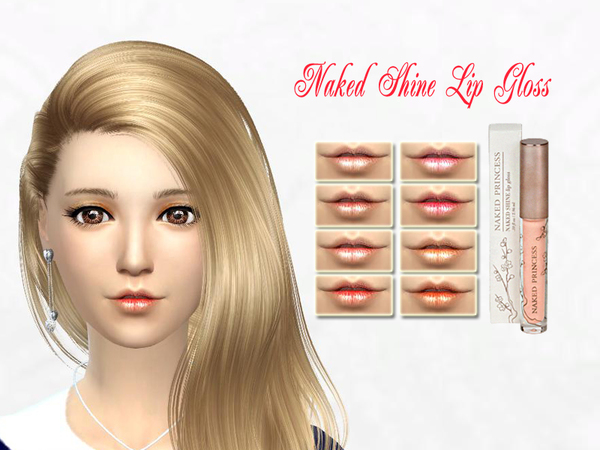  The Sims Resource: Naked Shine Lip Gloss by Sakura Phan