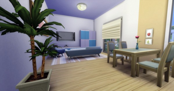  My Fabulous Sims: City Apartment House by schlumpfina