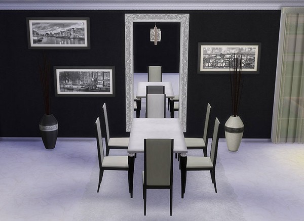  Sims Creativ: Diningroom Capriccio by HelleN