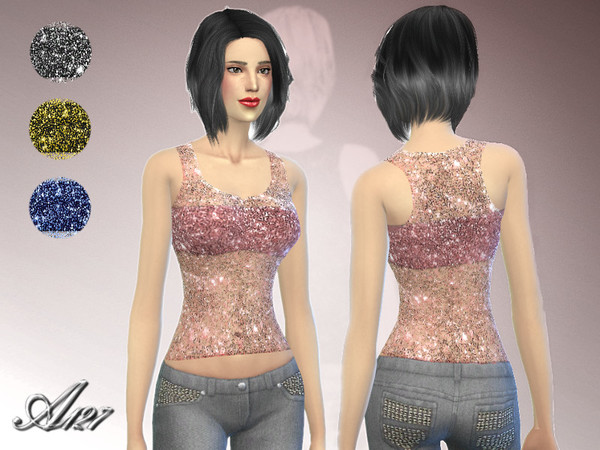  The Sims Resource: Crystal top by Altea127