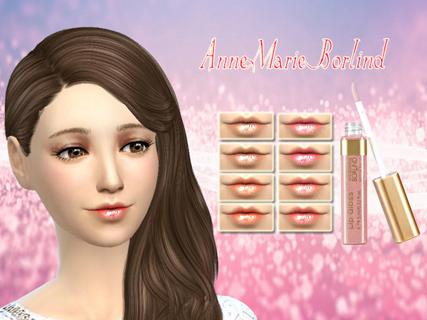  The Sims Resource: AnneMarie Borlind lips by ShakuraPhan