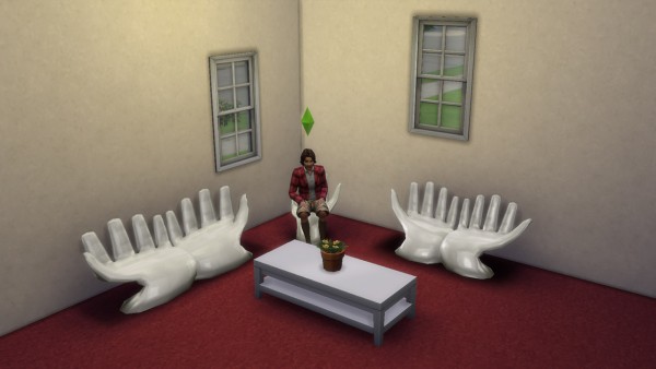  Mod The Sims: The hand living room set by necrodog