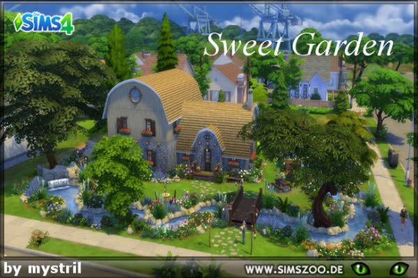  Blackys Sims 4 Zoo: Sweet Garden by Mystril
