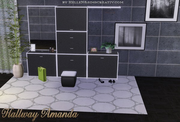  Sims Creativ: Hallway Amanda by HelleN