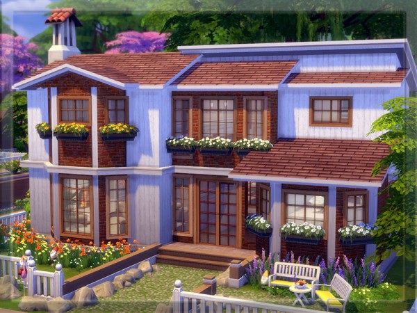  The Sims Resource: V 08 Fully Furnished house by Vidia