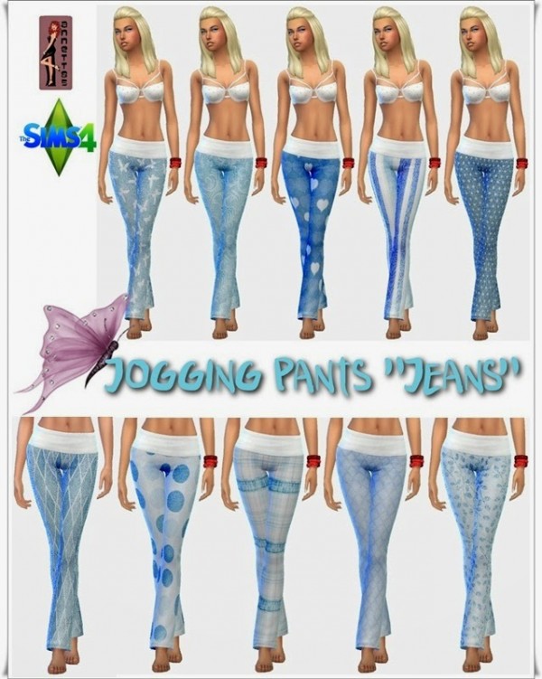  Annett`s Sims 4 Welt: Jogging Pants Jeans