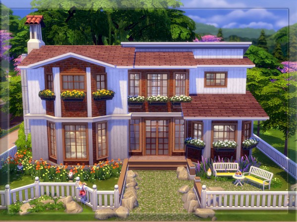  The Sims Resource: V 08 Fully Furnished house by Vidia