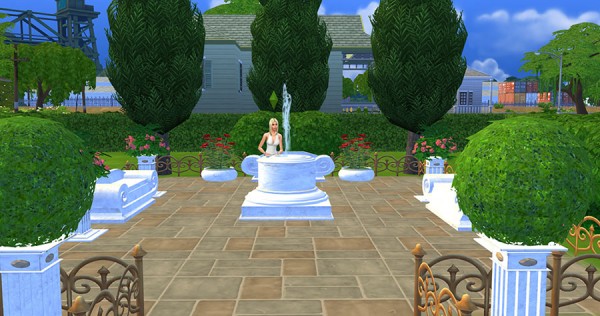  Sims Creativ: Garden Set by HelleN