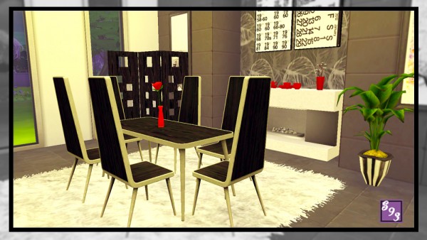  The Stories Sims Tell: Modern Dining Set