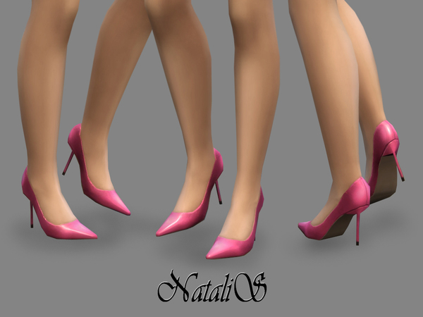 The Sims Resource: Leather pumps v 2 by NataliS