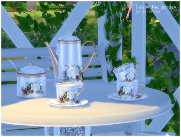  Sims by Severinka: Tea in the garden