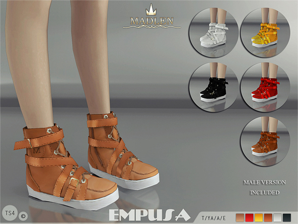 The Sims Resource: Madlen Empusa Sneakers by Mj95