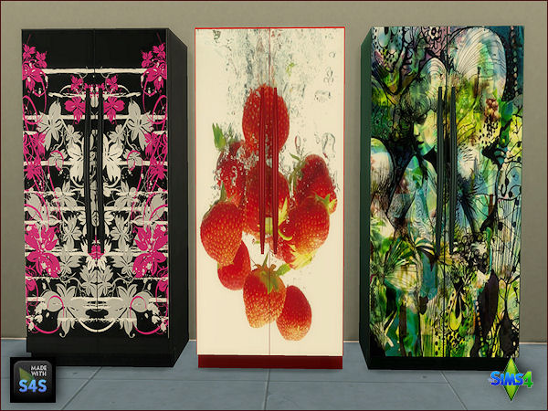 Arte Della Vita: 3 fridge sets with 3 designs