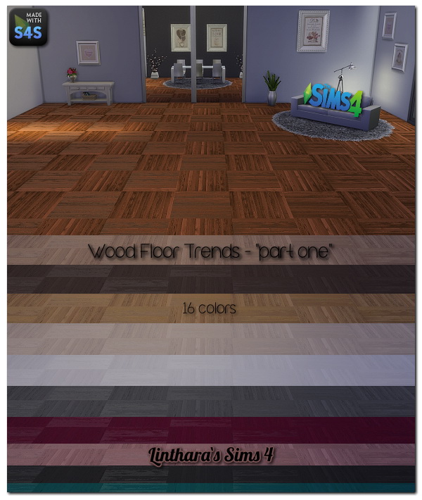  Lintharas Sims 4: Wood Floor Trends part one