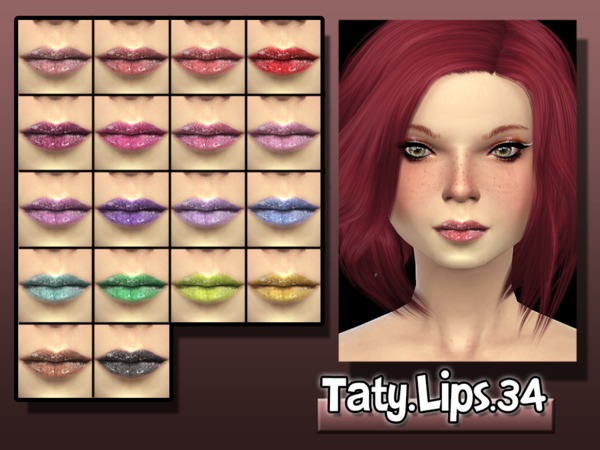  The Sims Resource: Lips 34  by Taty