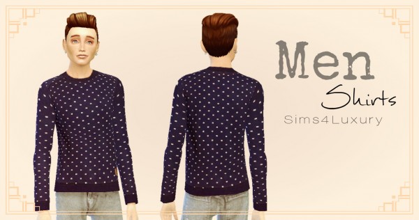  Sims4Luxury: Shirt for men