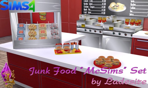  Ladesire Creative Corner: McSims Junk Food conversion from TS2