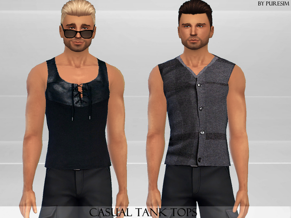  The Sims Resource: Tank Tops by PureSim