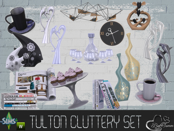  The Sims Resource: Tulton Cluttery by BuffSumm