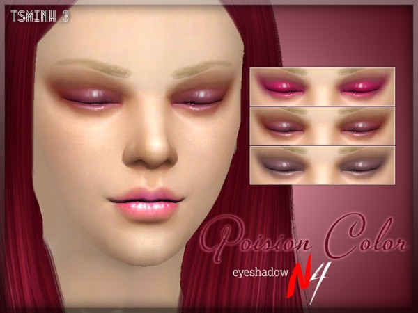  The Sims Resource: Poision Color Eyeshadow by Tsminh 3