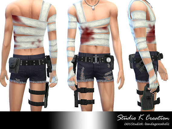 Studio K Creation: Bandage xxxholic • Sims 4 Downloads