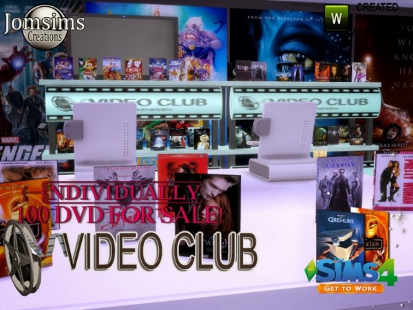  Jom Sims Creations: le videoclub