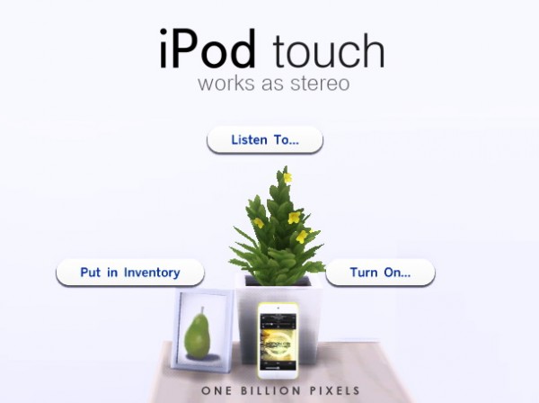  One Billion Pixels: iPod Touch   Functional Stereo