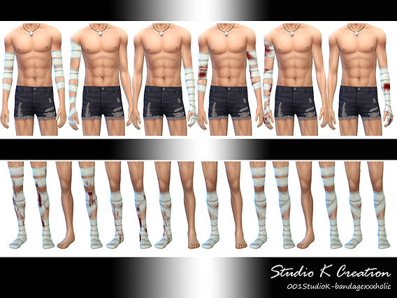 Sims 4 Arm Bandage CC